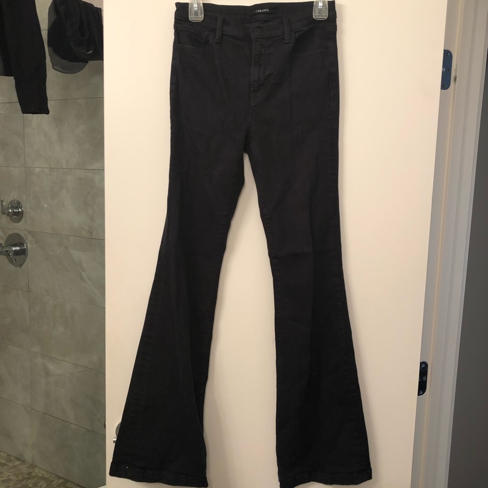 J Brand black flare jeans